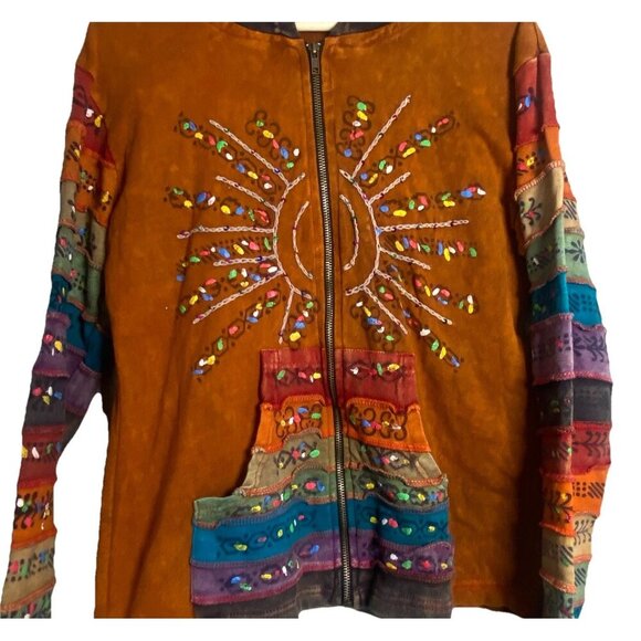 Rising International Multicolor Rainbow Hoodie - Picture 2 of 11